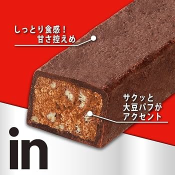 Amazon.co.jp: 【12本セット】inバー プロテイン ベイクドチョコ